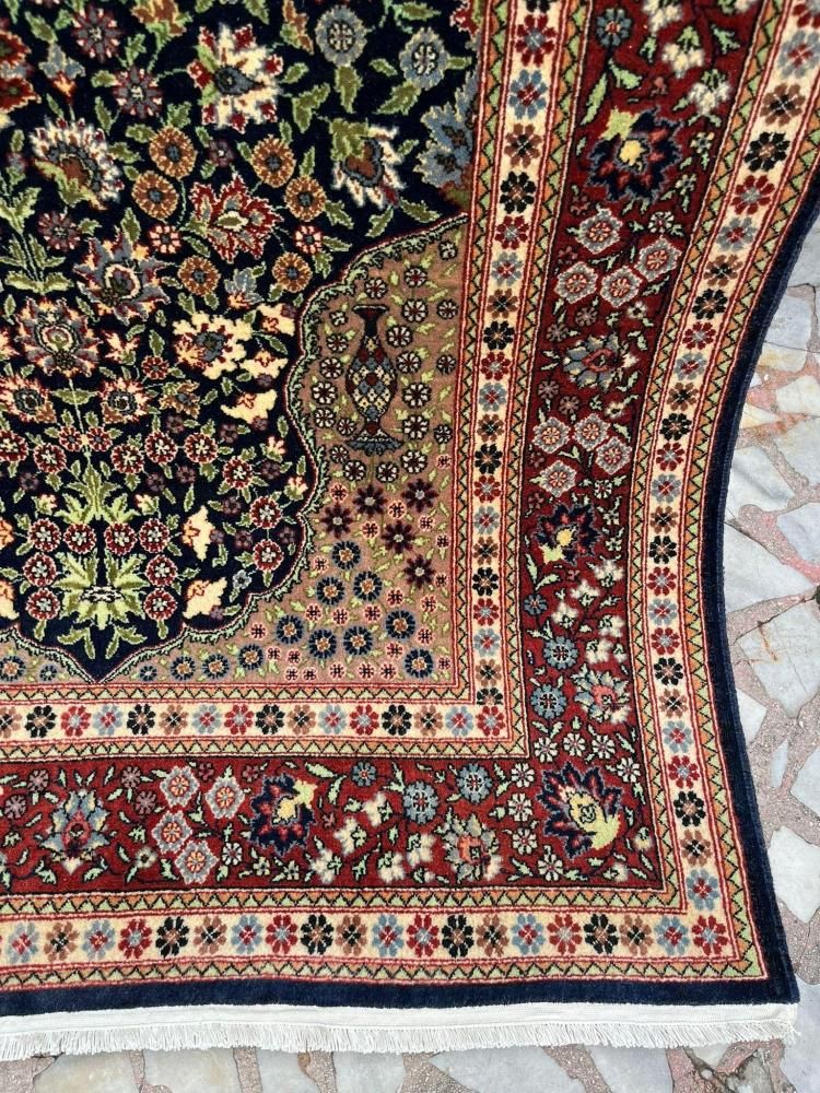 新しい絨毯/トルコ・トカット/ヘレケ絨毯/チェシュミブルブル柄約191