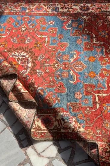 オールドキリム/トルコ・シャルキョイ約245×146cm - 手織り絨毯