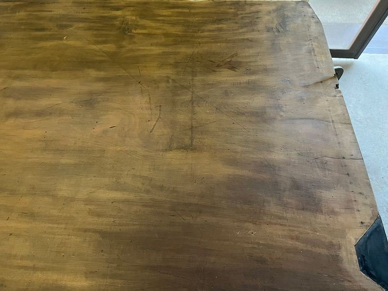 トチ古材一枚板の裁ち板ー超特大古材テーブル天板・作業台天板
