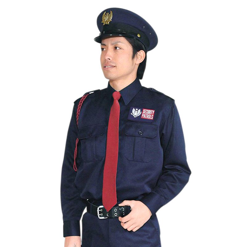 1401TL合服長袖シャツ＜ネイビー＞ | 1年中着用可能で汎用性抜群 - 警備服・警備用品の通販【COSMO】モビメントコスモ