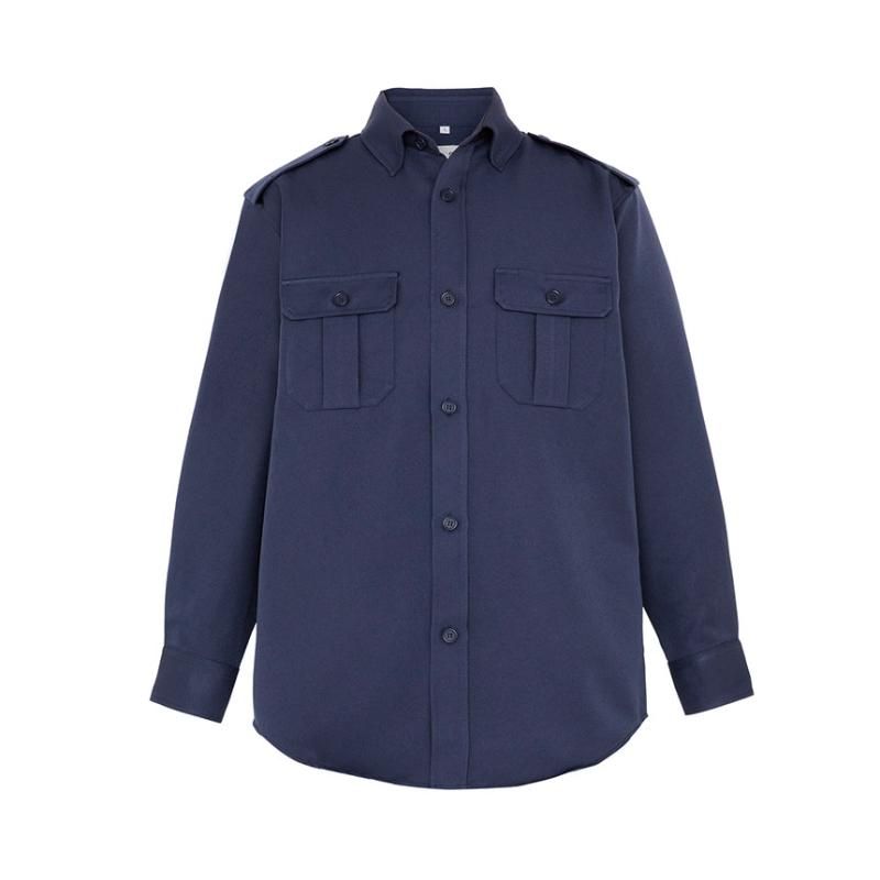 冬服長袖シャツ ＜ネイビー＞ | 1601TL - 警備服・警備用品の