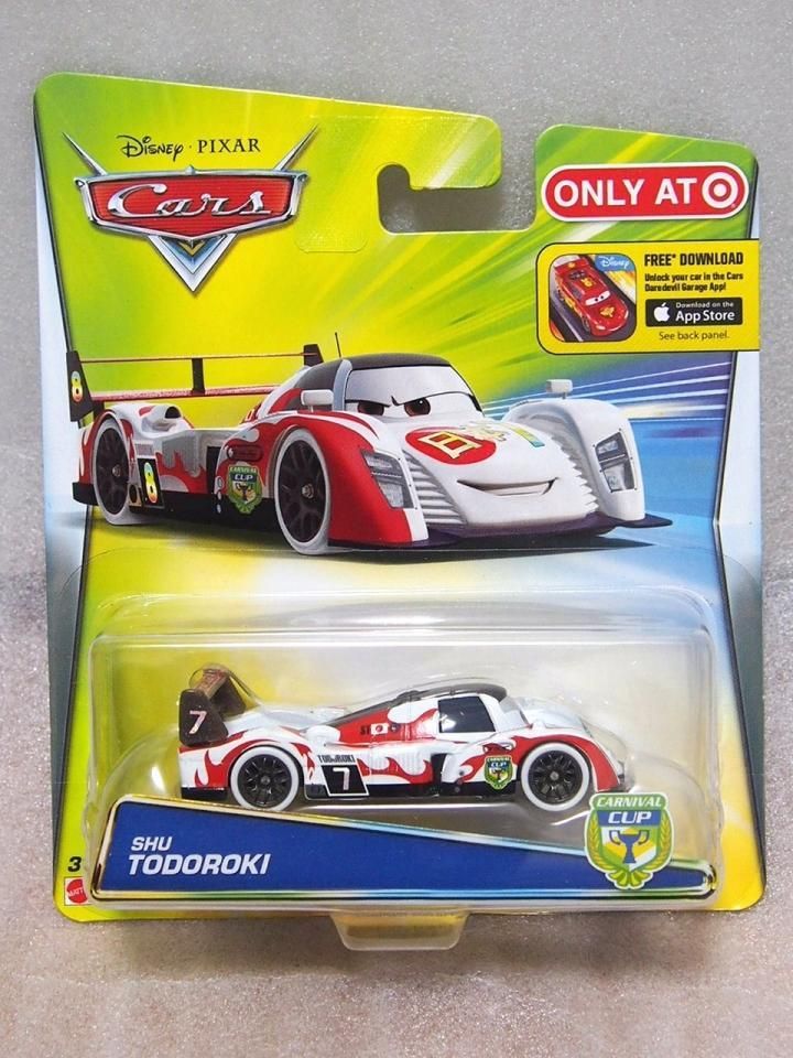 ディズニーピクサー　カーズ　マテル　カーニバルカップ　シュウ・トドロキ CARNIVAL CUP SHU TODOROKI