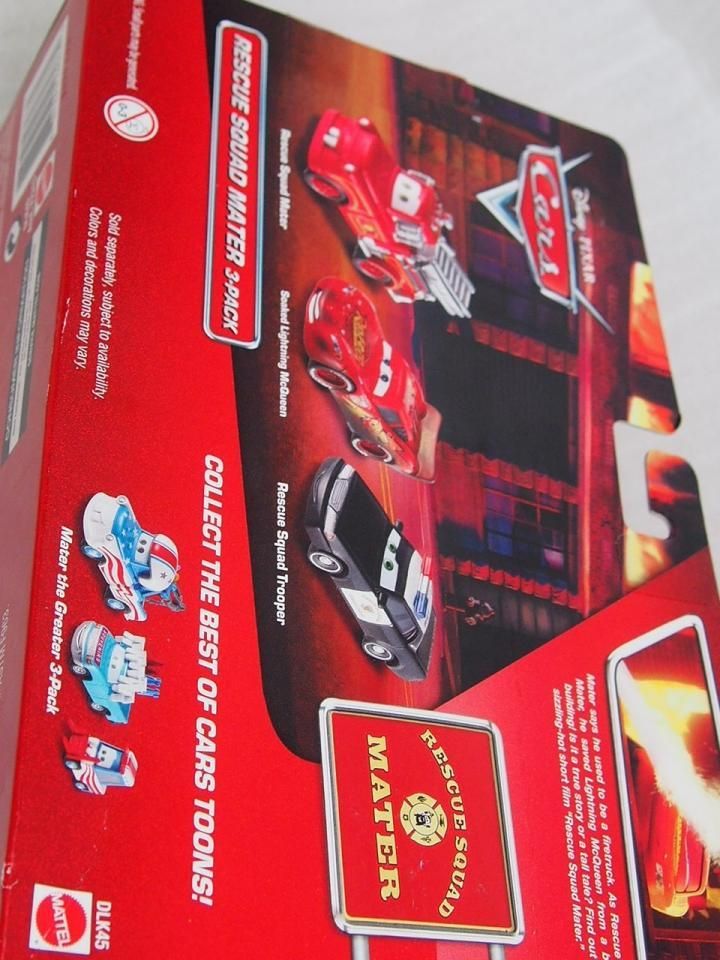 RESCUE SQUAD MATER 3PACK 2016 消防車