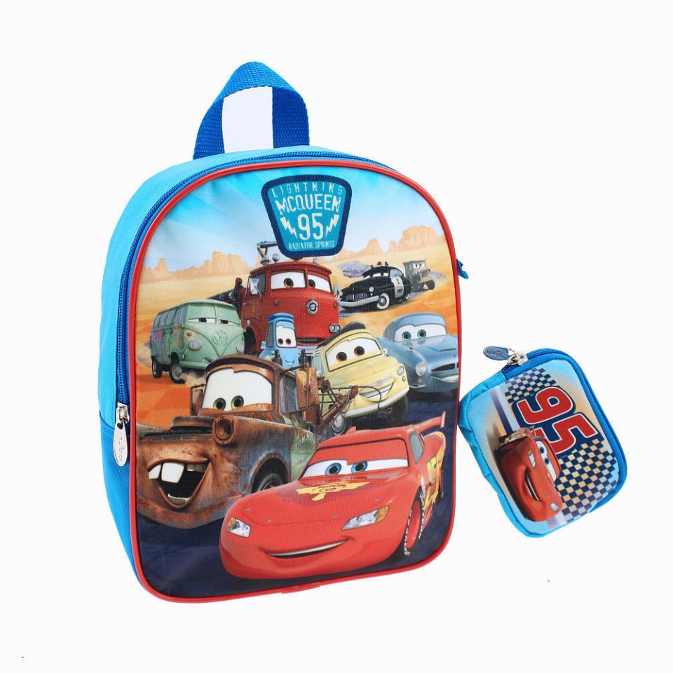 BOY'S CARS MINI BACKPACK カーズのリュックサック+小銭入れ