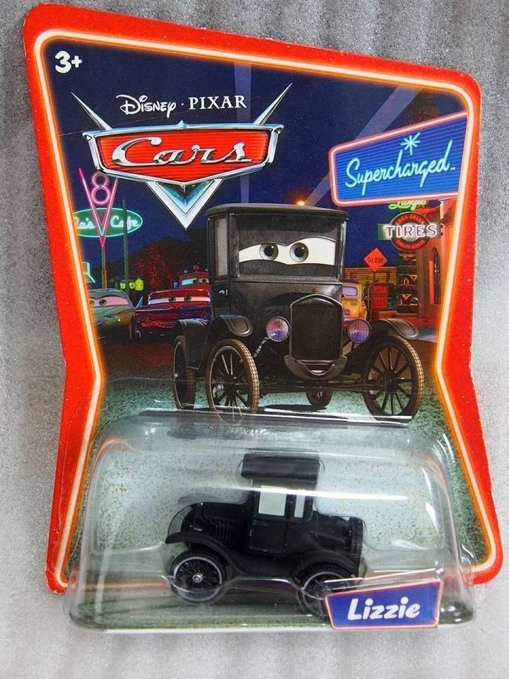 カーズ マテル LIZZIE 小物付き ミニカー ピクサー ディズニー カーズ マテル LIZZIE リジー ミニレーサーズ ミニカー ピクサー