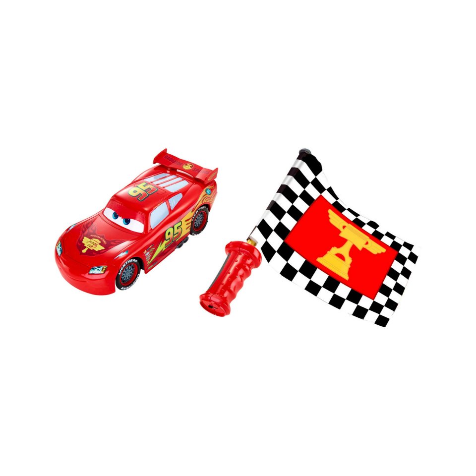 FLAG FINISH LIGHTNING MCQUEEN 旗振りラジコン【簡易包装版】