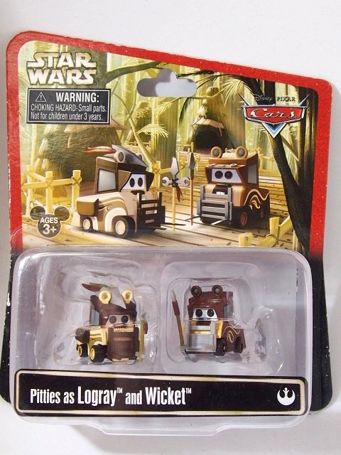 STAR WARS x CARS! PITTIES AS LOGRAY AND WICKET 2015年限定品