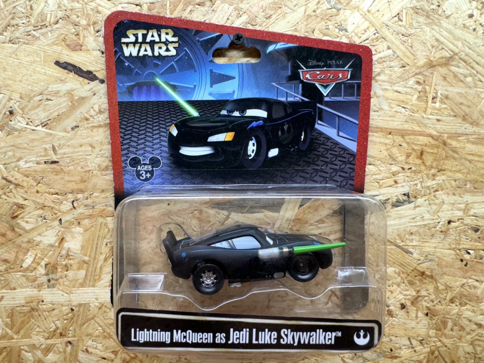 STAR WARS x CARS! LIGHTNING MCQUEEN ASJEDI LUKE SKYWALKER 2015年限定品