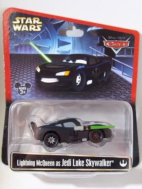 カーズ　スターウォーズ STAR WARS x CARS! LIGHTNING MCQUEEN ASJEDI LUKE SKYWALKER