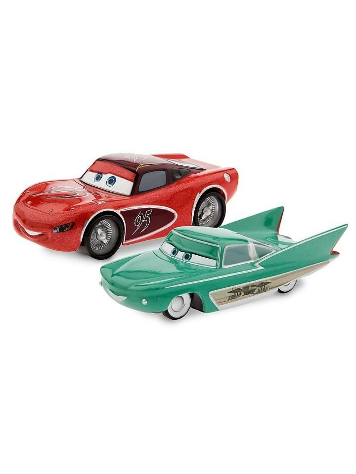 DISNEY STORE| LIGHTNING McQUEEN and FLO 2PACK