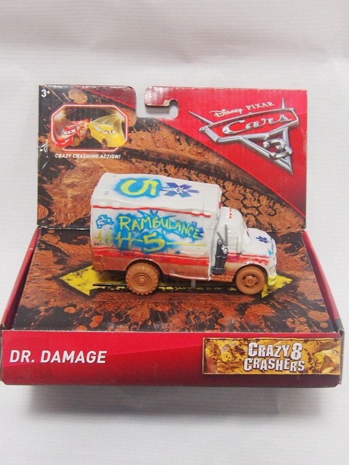 CARS3 CRAZY 8 CRASHERS DR.DAMAGE