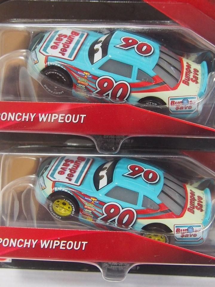Disney Pixar Cars Ponchy Wipeout # 90 Bumper Save New | eBay