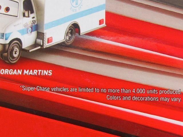 MORGAN MARTINS SUPER CHASE DELUXE CARS3版 世界限定4000個