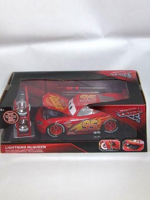 JADA TOYS CARS3 LIGHTNING McQUEEN EXCLUSIVE TIRE RACK