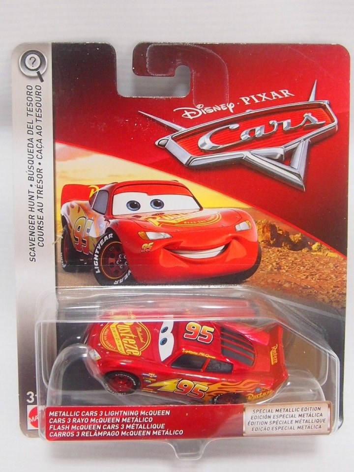 metallic lightning mcqueen cars 3