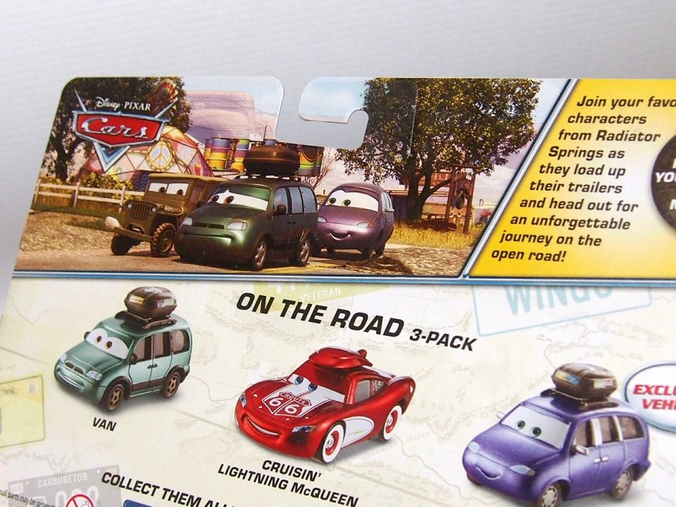 熱い販売 希少！マテル カーズ TRIP RD 3-PACK ROAD THE ON