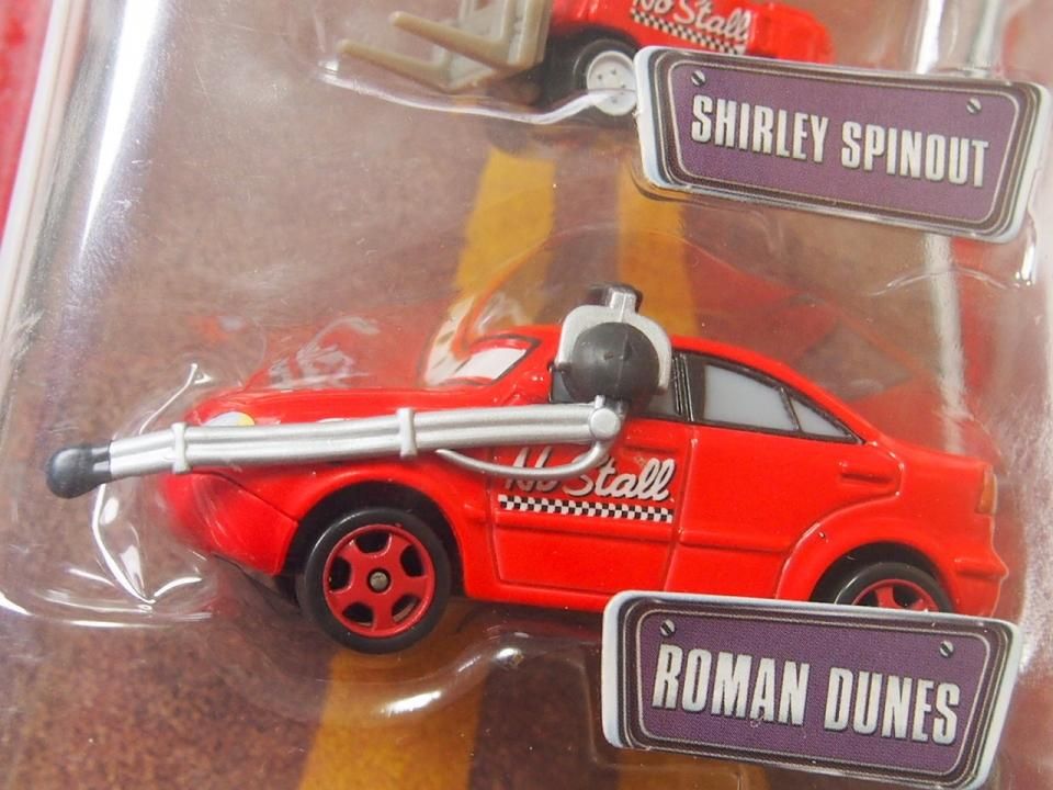 Disney Cars TEAM NO STALL SHIRLEY ROMAN World Of Cars . | eBay
