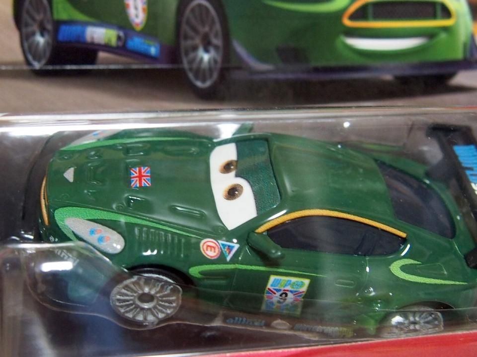 カーズ マテル ナイジェルギアスリー　メタリック仕上げ　ミニカー ナイジェルギアスリー MATTEL カーズ