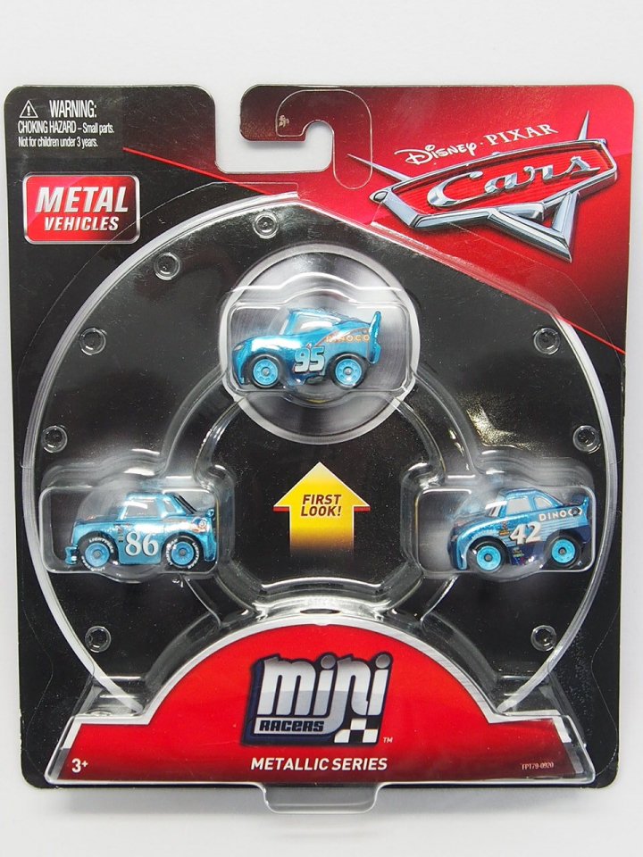 MINI RACERS BLUE METALLIC SERIES 3-PACK ダイナコマックイーン 