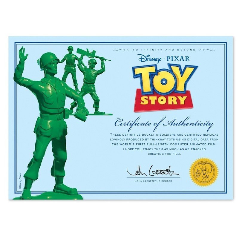 Toy Story Bucket o Soldiers 72pcs グリーンアーミーメン バケツ