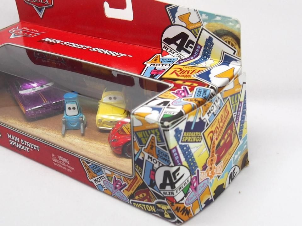 カーズ、マテル、ミニカー、スピンアウト ライトニング・マックイーン