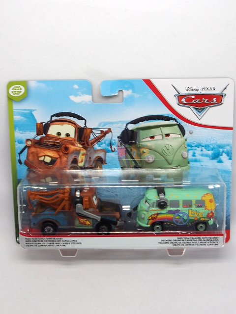 RACE TEAM MATER with HEADSET and FILLMORE w/ HEADSET 2-pack 2020