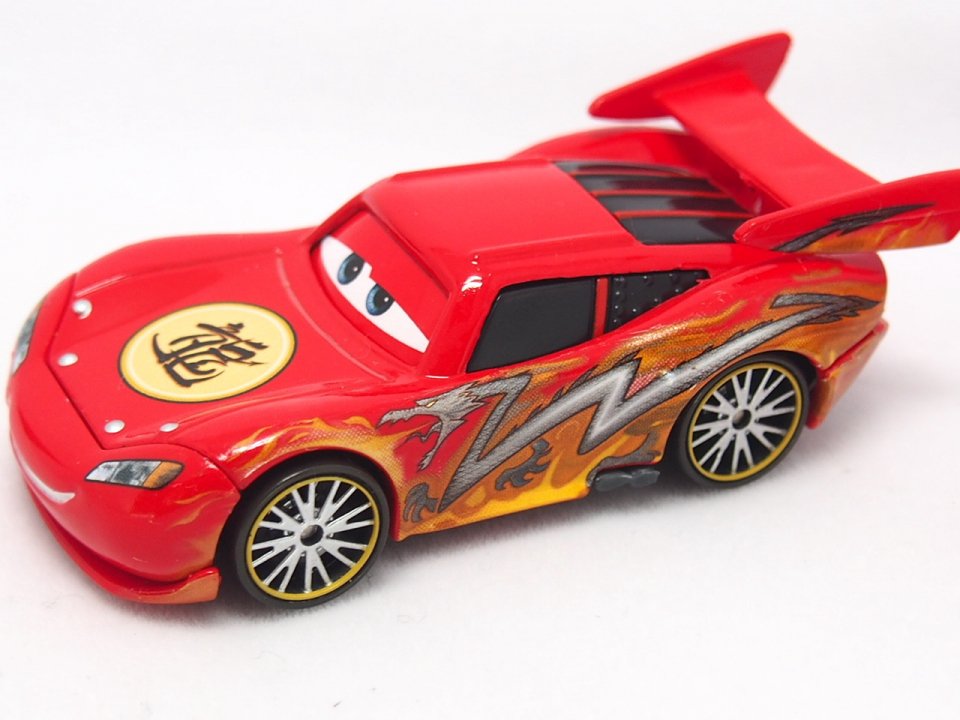 DRAGON LIGHTNING McQUEEN with OIL STAINS