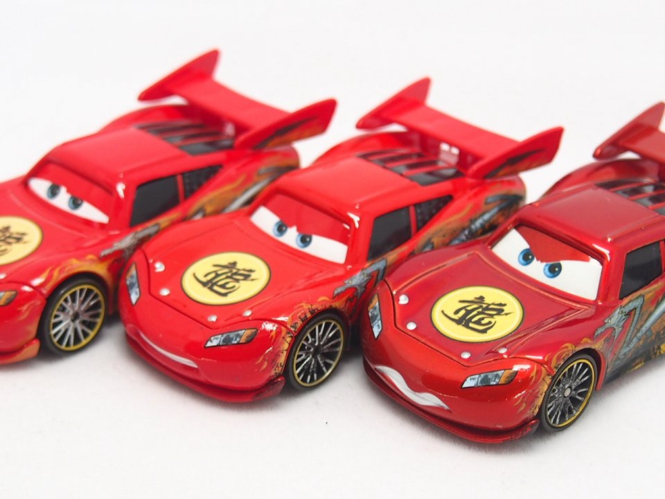 DRAGON LIGHTNING McQUEEN with OIL STAINS