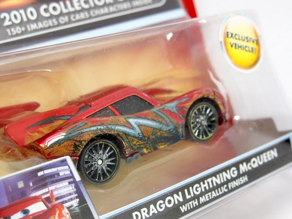 DRAGON LIGHTNING McQUEEN with METALLIC FINISH (OIL STAINS) 2010