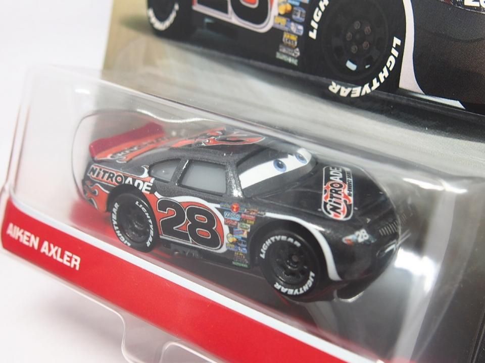 カーズ　マテル 28台 ☆カーズ マテル 28 AIKEN AXLER （NITRO ADE）☆ - メルカリ