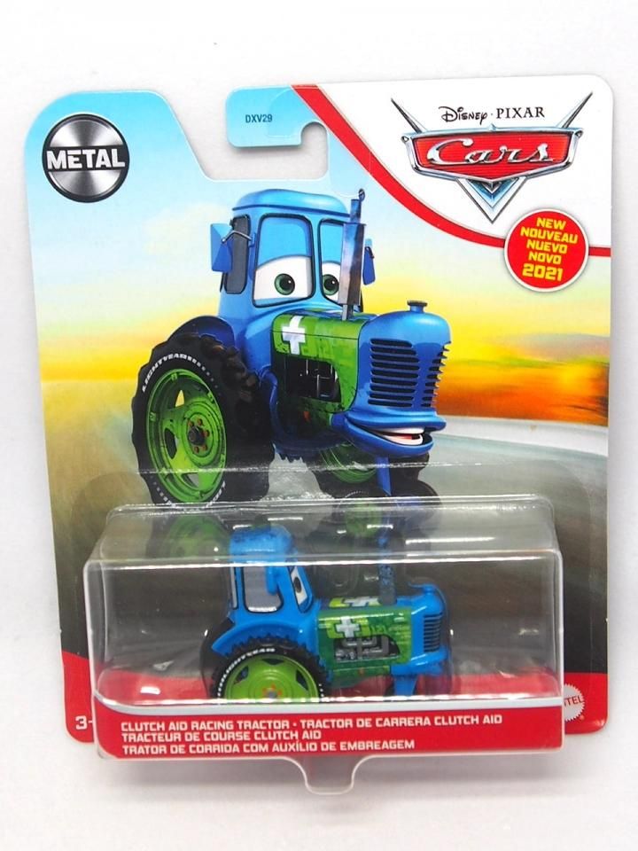 clutch aid Racing tractor 121 カーズ　ミニカー Clutch Aid Racing Tractor | Mattel Pixar Cars Die-cast