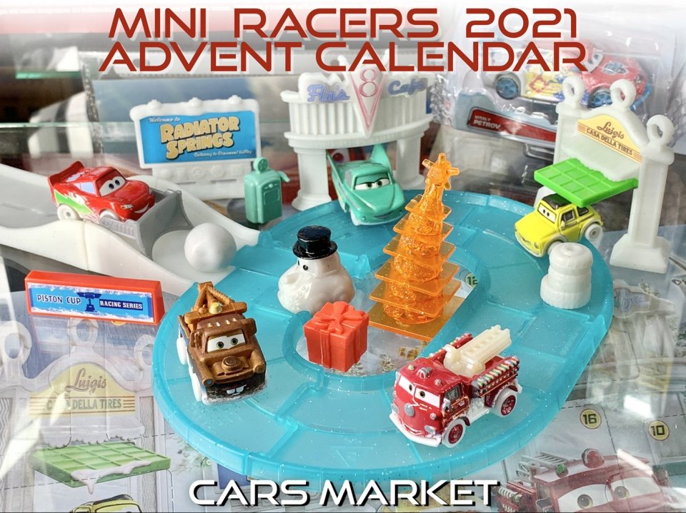 MINI RACERS 2020 クリスマス アドベント カレンダー アイスレーサー風ミニミニカーズ5台付き