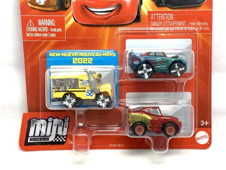 MINI RACERS 3-PACK 2022 クリーン・ミスフリッター / フィッシュ 