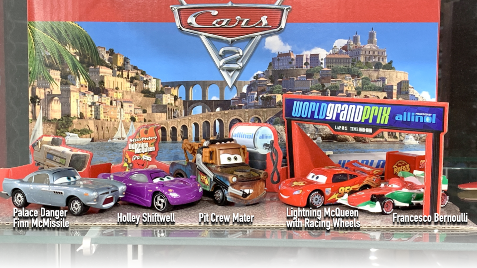 CARS 5-PACK [CARS 2] DIORAMA SET 2022