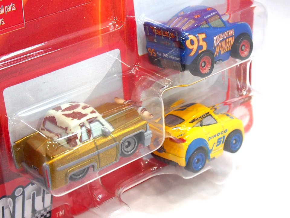 MINI RACERS 3-PACK 2022 テックス・ダイナコ / ファビュラス・ライトニング・マックィーン / ダイナコ・クルーズ・ラミレス