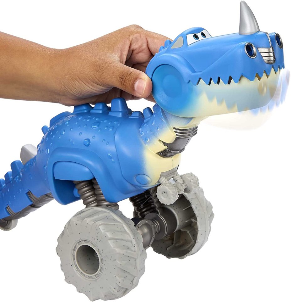 ROLL-AND-CHOMP DINO / CARS ON THE ROAD