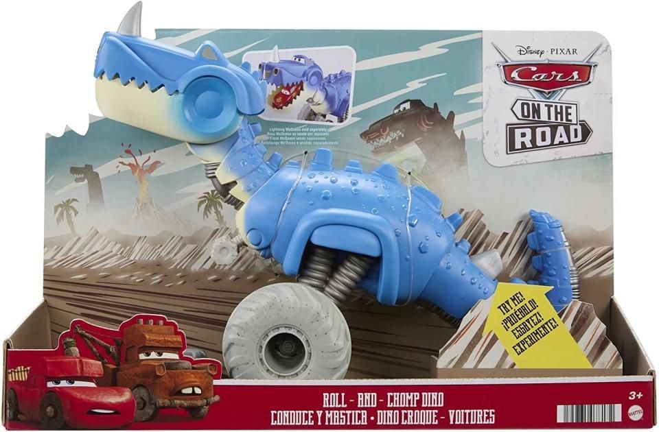 ROLL-AND-CHOMP DINO 恐竜 PLAYSET (CARS ON THE ROAD