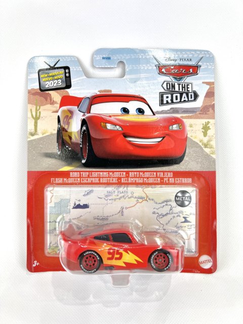 ROAD TRIP LIGHTNING McQUEEN 2023 NEW FACE !! (CARS ON THE ROAD)