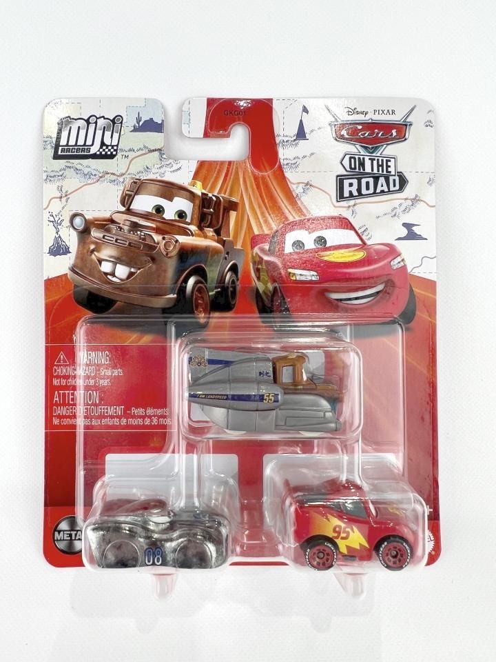 MINI RACERS 3-PACK 2023 スーパースピードメーター / ダッツ・ジャミン / ロードトリップ・ライトニング・マックィーン