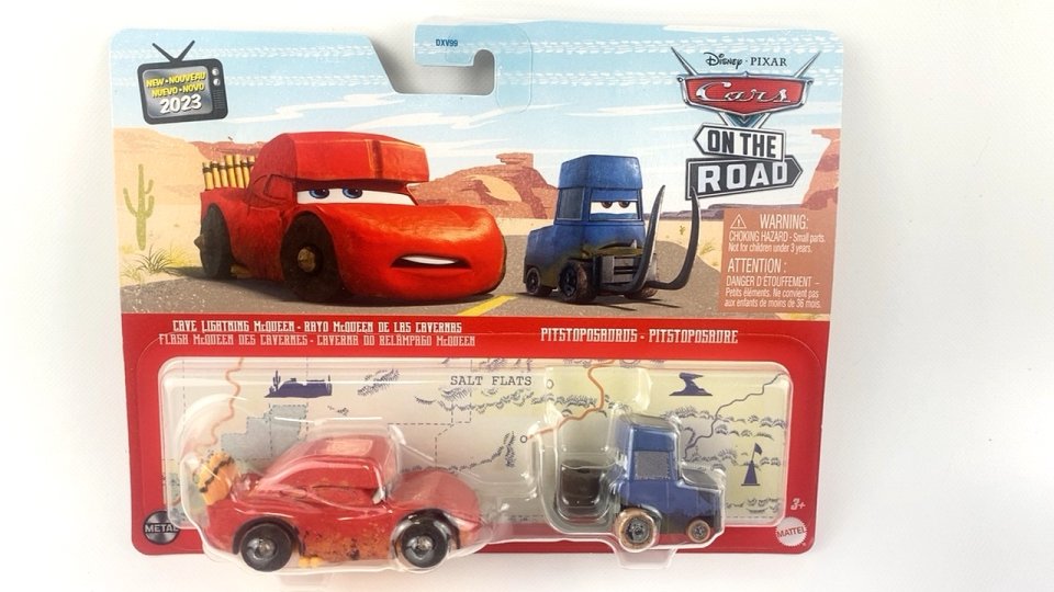 CAVE LIGHTNING McQUEEN and PITSTOPOSAURUS 2023 (CARS ON THE ROAD)