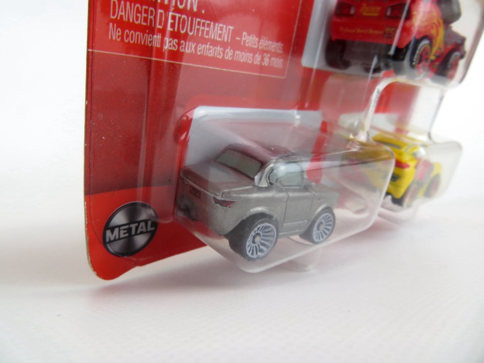 MINI RACERS 3-PACK 2023 LMQ with ヘッドセット (C3 黄色リム）/ ラスティーズ クルーズ / ジャクソンストーム