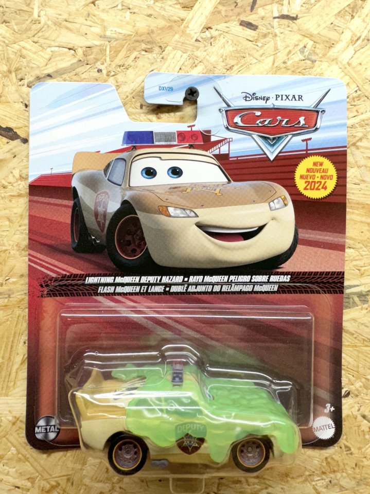 SLIME COVERED LIGHTNING MCQUEEN DEPUTY HAZARD 2024 (CARS ON THE ROAD)