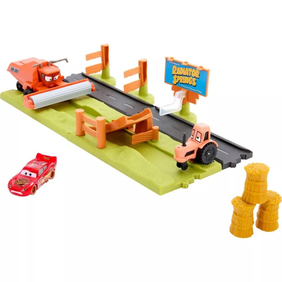 CARS ON THE ROAD RED'S FIRE STATION PLAYSET （RED プラ製付属）接続対応