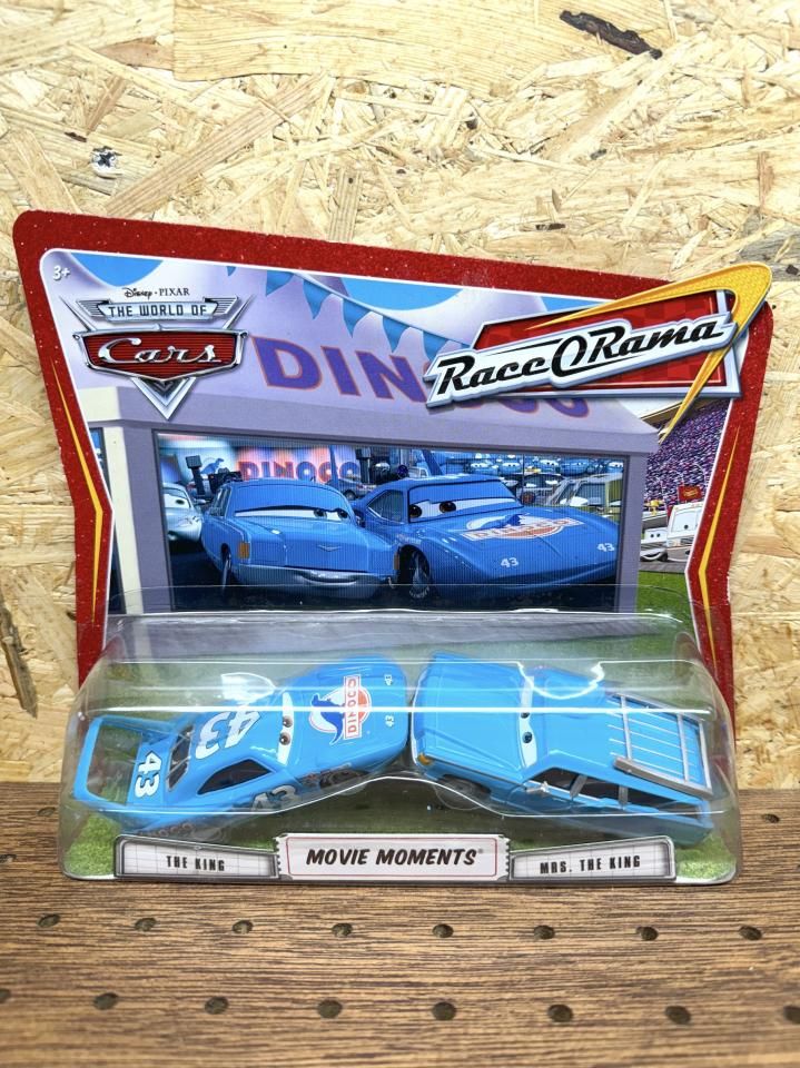 マ*ん様 カーズ マテル ダメージキング #43 Mattel Disney Movie Cars NO.43 The King Racers Pickup Mack