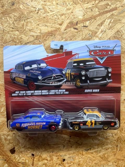 DIRT TRACK FABULOUS HUDSON HORNET and CLOVIS RIDER 2024 2-pack 