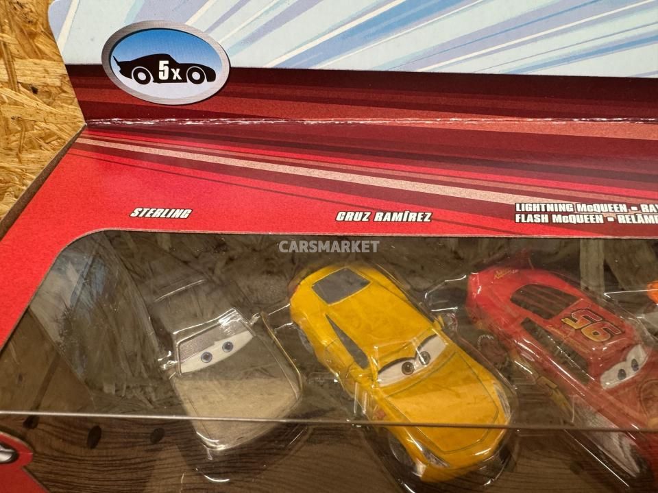 RUSTEZE RACING CENTER 5-PACK 【TOM W. ・AIDEN ・CARS3 LMQ