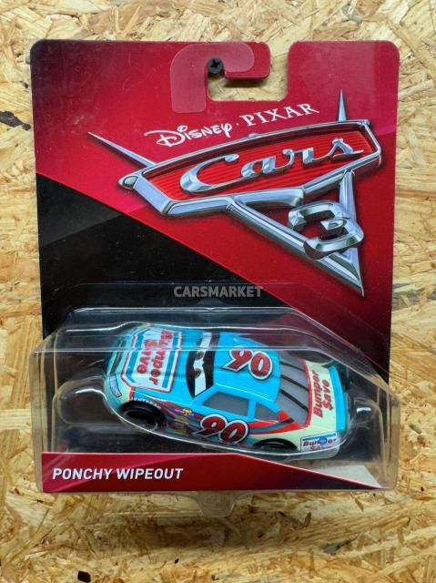 PONCHY WIPEOUT NO.90 BUMPER SAVE (BLACK RIM) CARS3