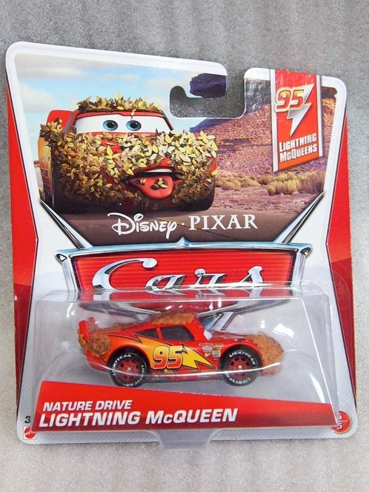 落葉　枯葉　木の葉 マックィーン　マックイーン カーズ　ミニカー NATURE DRIVE LIGHTNINGMCQUEEN