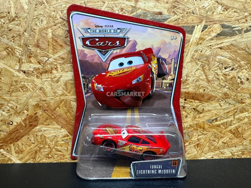 マックィーン　マックイーン 舌　ベロ　ジャンプ　tongue カーズ ミニカー カーズ1の冒頭のレースシーンで登場した、ベロを出した