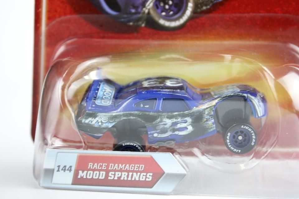 マテル カーズ RACE DAMAGED MOOD SPRINGS ミニカー キャラクターカー 